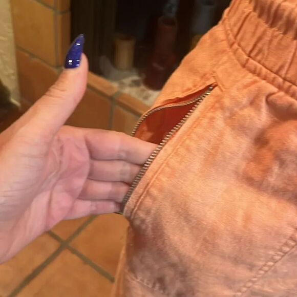 Athleta Melon Cabo Linen Jogger Pant, 16! - Picture 3 of 10